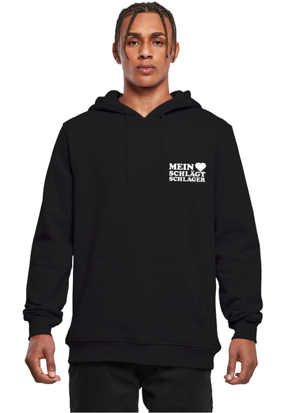 MHSS Logo Weiß Hoodie 2 Black