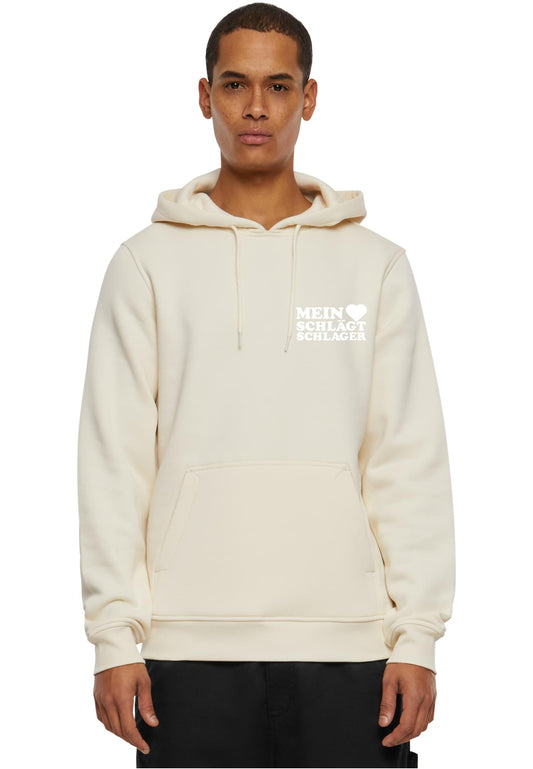 MHSS Logo Weiß Hoodie 2 Sand