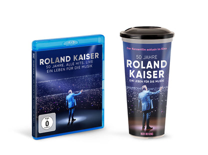Roland Kaiser - 50 Jahre. Alle Hits.Live "Ein Leben für die Musik" (Blu-ray+Trinkbecher)