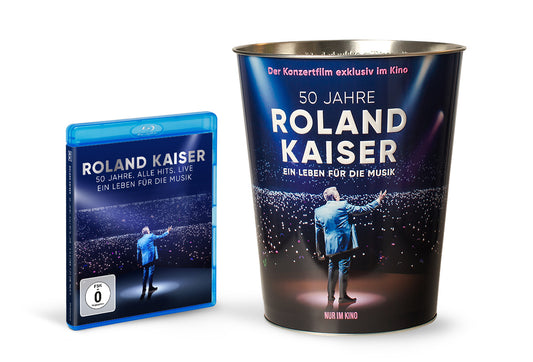Roland Kaiser - 50 Jahre. Alle Hits.Live "Ein Leben für die Musik" (Blu-ray+Popcornbehälter)