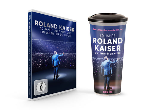 Roland Kaiser - 50 Jahre. Alle Hits.Live "Ein Leben für die Musik" (DVD+Trinkbecher)