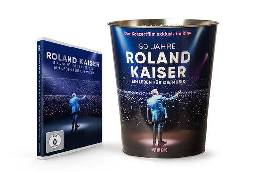 Roland Kaiser - 50 Jahre. Alle Hits.Live "Ein Leben für die Musik" (DVD+Popcornbehälter)