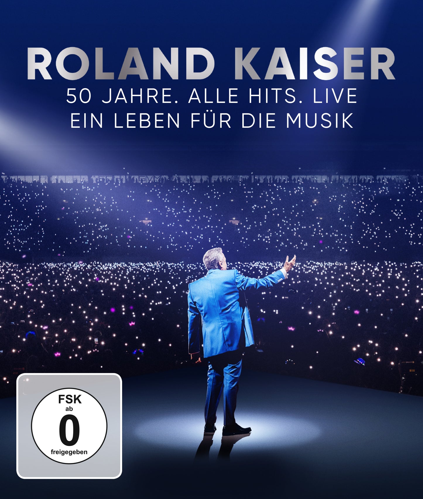 Roland Kaiser - 50 Jahre. Alle Hits.Live "Ein Leben für die Musik" (Blu-ray+Popcornbehälter)