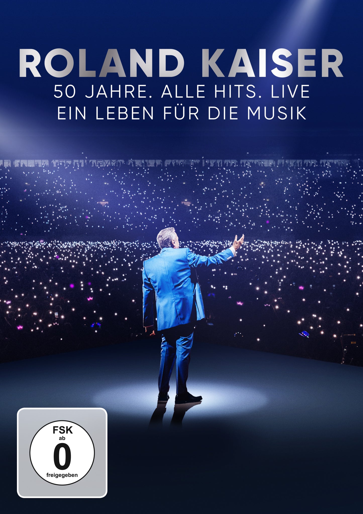 Roland Kaiser - 50 Jahre. Alle Hits.Live "Ein Leben für die Musik" (DVD+Popcornbehälter)