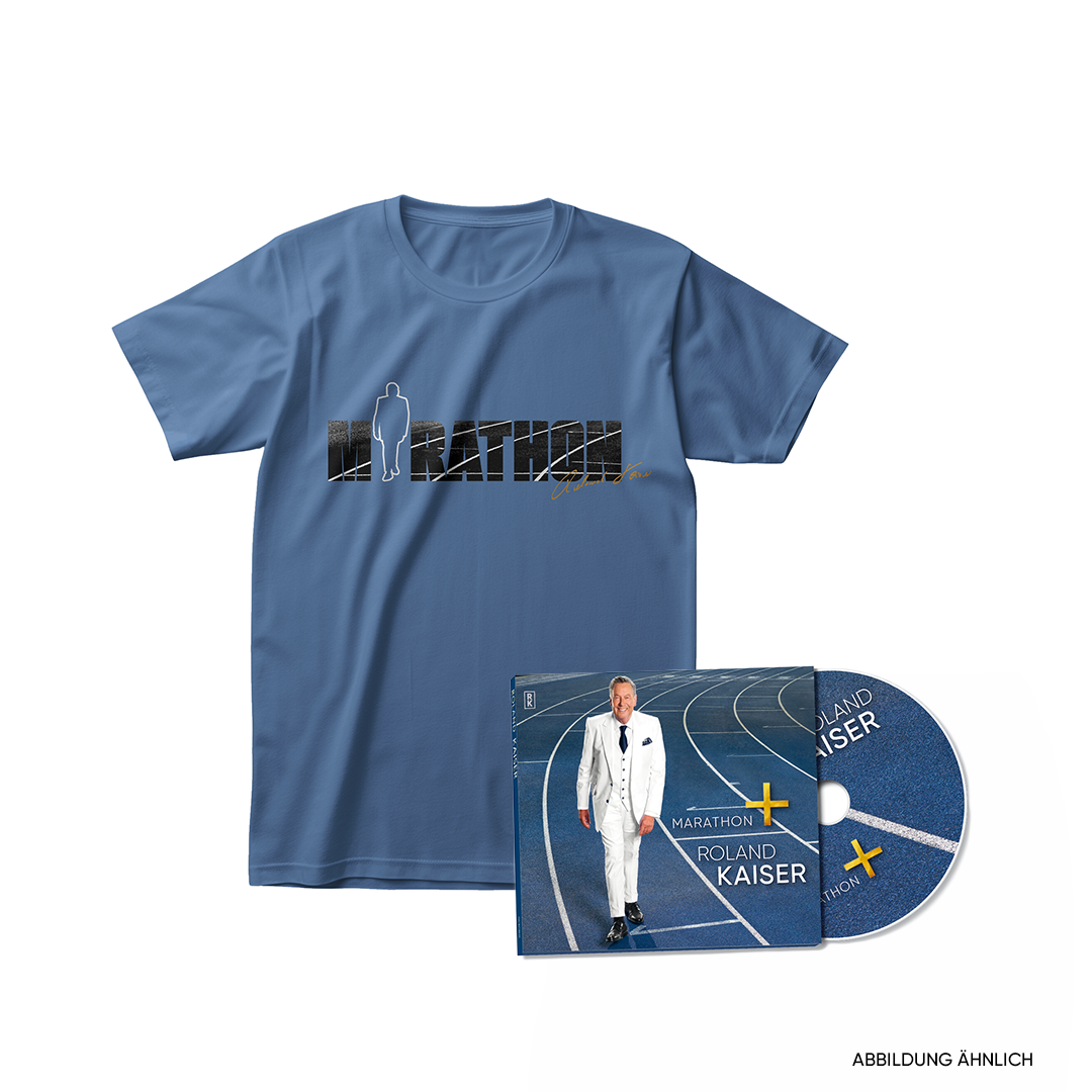 Roland Kaiser - "Marathon+" CD-T-Shirt-Bundle